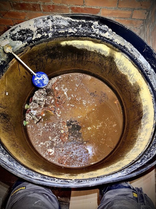 Cold water tank replacement in Colchester property